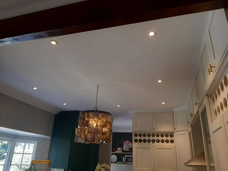 Kitchen downlight installation
